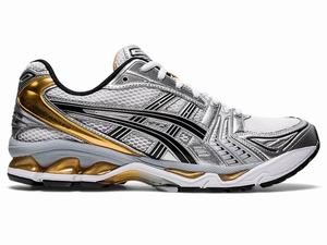 Baskets Asics GEL-KAYANO 14 Homme Blanche Doré | RDG-934781