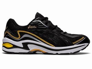 Baskets Asics GEL-PRELEUS Homme Noir Doré | PEI-192583