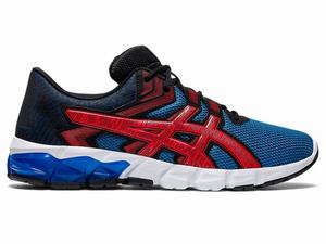 Baskets Asics GEL-QUANTUM 90 2 Homme Bleu Rouge | LXQ-659148