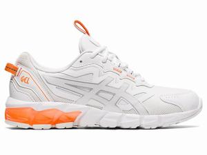 Baskets Asics GEL-QUANTUM 90 3 Femme Blanche Orange | TYI-739425