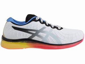 Baskets Asics GEL-Quantum Infinity Femme Blanche Bleu | WFK-806249