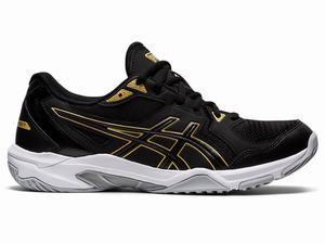 Chaussures De Handball Asics GEL-ROCKET 10 Homme Noir Doré | CKZ-179204