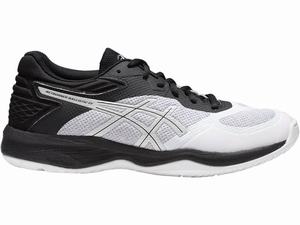 Chaussures De Handball Asics Netburner Ballistic FF Femme Noir Blanche | BCA-037814