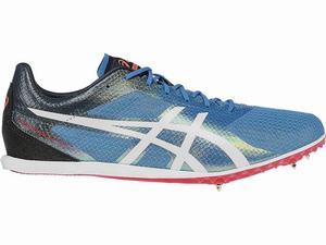 Chaussures Piste Asics Cosmoracer MD Homme Blanche Bleu Foncé | QSN-130548