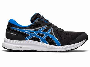 Chaussures Running Asics GEL-CONTEND 7 Homme Grise Bleu | PON-078946