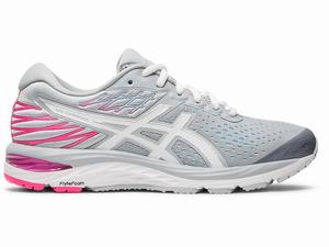 Chaussures Running Asics GEL-CUMULUS 21 Femme Grise Blanche | HST-980261