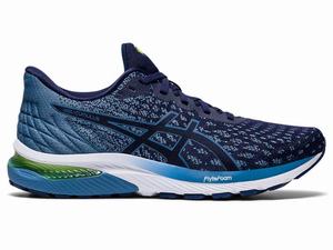 Chaussures Running Asics GEL-CUMULUS 22 KNIT Homme Grise Bleu Marine | JTD-601923