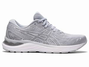 Chaussures Running Asics GEL-CUMULUS 23 Femme Blanche Grise | PST-487016