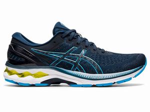 Chaussures Running Asics GEL-KAYANO 27 Homme Bleu Vert | IJL-716248