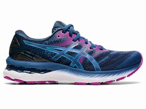 Chaussures Running Asics GEL-NIMBUS 23 Femme Grise Foncé Noir | CPD-650823