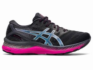 Chaussures Running Asics GEL-NIMBUS 23 Femme Noir Argent | UIE-413928