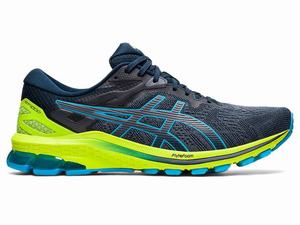 Chaussures Running Asics GT-1000 10 Homme Bleu Vert | ZWF-437189