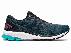 Chaussures Running Asics GT-1000 9 Homme Noir Bleu | LBI-497628