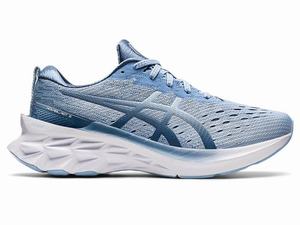 Chaussures Running Asics NOVABLAST 2 Femme Bleu Blanche | MJC-579328