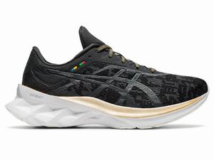 Chaussures Running Asics NOVABLAST Femme Noir Grise | JFI-691473