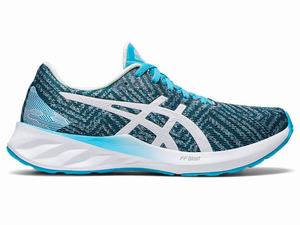 Chaussures Running Asics ROADBLAST Femme Turquoise Clair Blanche | HEJ-305164