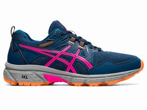 Chaussures Trail Asics GEL-VENTURE 8 (D) Femme Bleu Rose | UQH-280491