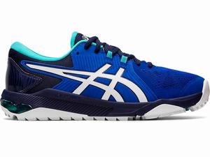 Chaussures de Golf Asics GEL-COURSE GLIDE Homme Blanche Bleu | FVS-916837