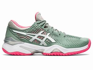 Chaussures de Tennis Asics COURT FF 2 Femme Blanche Grise | ZDB-724958