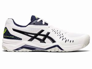 Chaussures de Tennis Asics GEL-CHALLENGER 12 Homme Bleu Marine Blanche | FIZ-730486