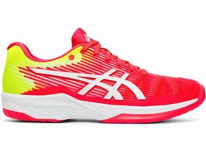 Chaussures de Tennis Asics SOLUTION SPEED FF Femme Blanche Rose | DVG-540968