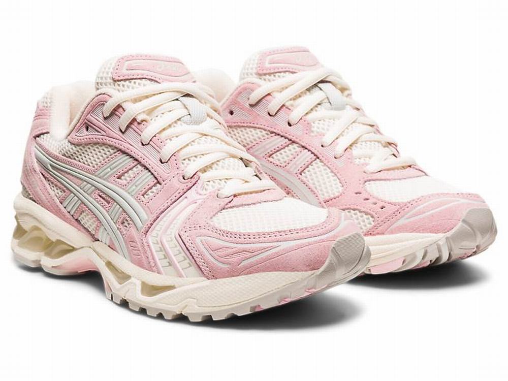 Baskets Asics GEL-KAYANO 14 Femme Rose Blanche | VWO-695738