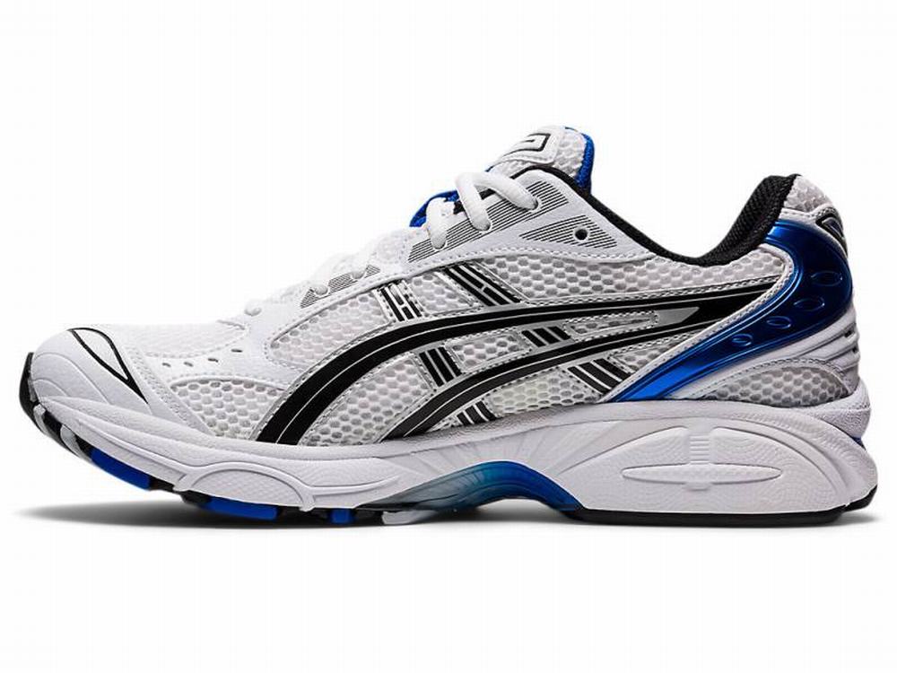 Baskets Asics GEL-KAYANO 14 Homme Blanche Bleu | XTO-741205