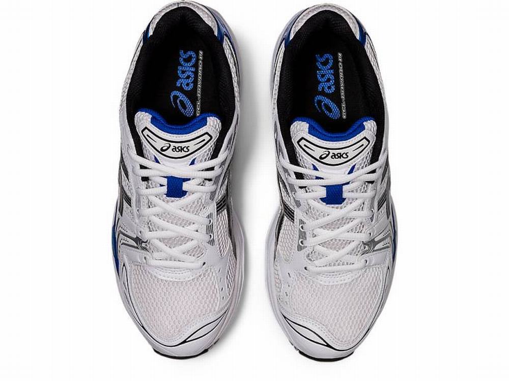 Baskets Asics GEL-KAYANO 14 Homme Blanche Bleu | XTO-741205