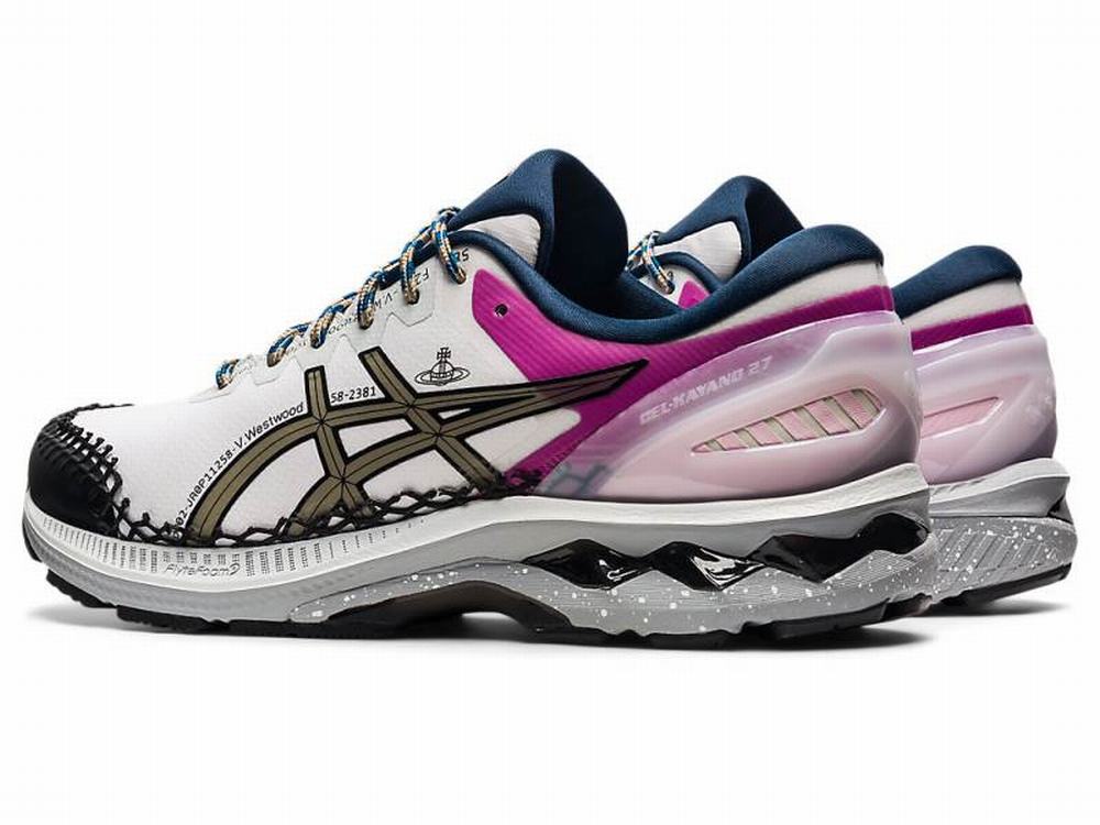 Baskets Asics GEL-KAYANO 27 DE Homme Blanche | ZTQ-901253