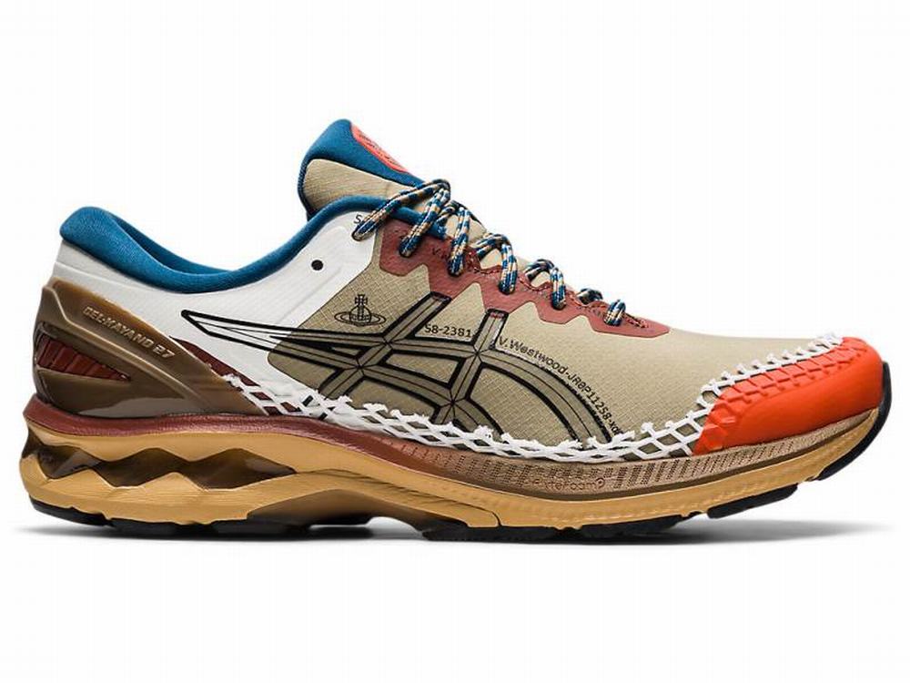 Baskets Asics GEL-KAYANO 27 DE Homme Vert Marron | ALP-592873