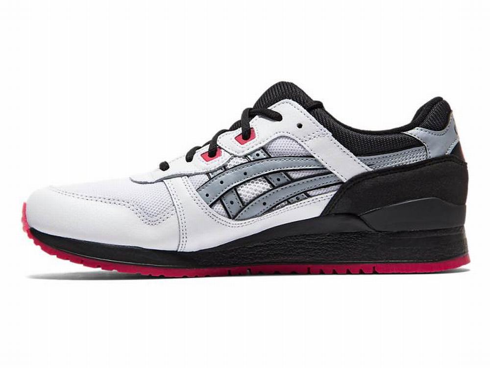 Baskets Asics GEL-LYTE III Homme Blanche Grise | IFS-638029