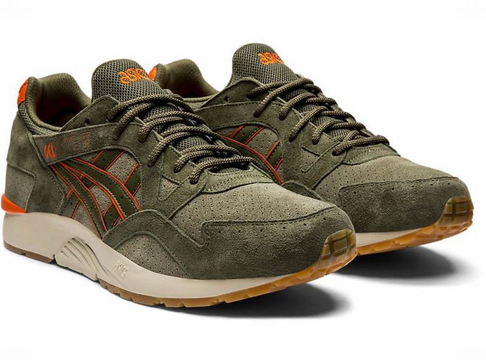 Baskets Asics GEL-LYTE V Homme Vert Vert Olive | GDZ-736549