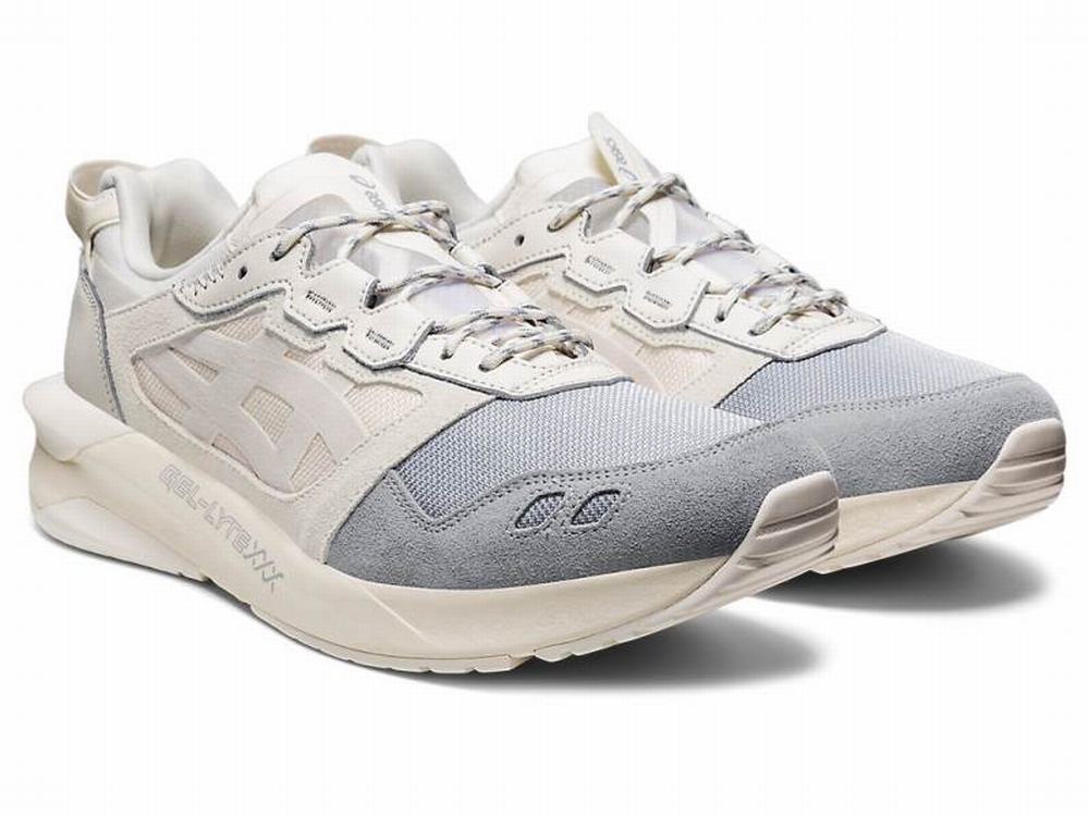 Baskets Asics GEL-LYTE XXX Homme Blanche Grise | JBI-839764