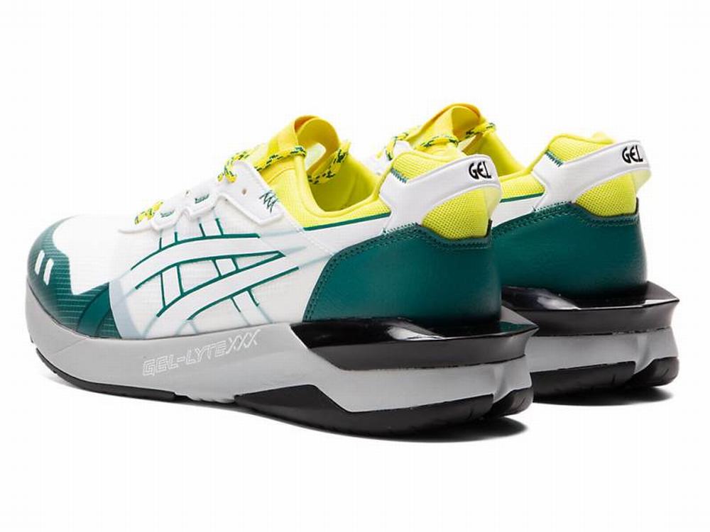 Baskets Asics GEL-LYTE XXX Homme Blanche Jaune | VWA-708194