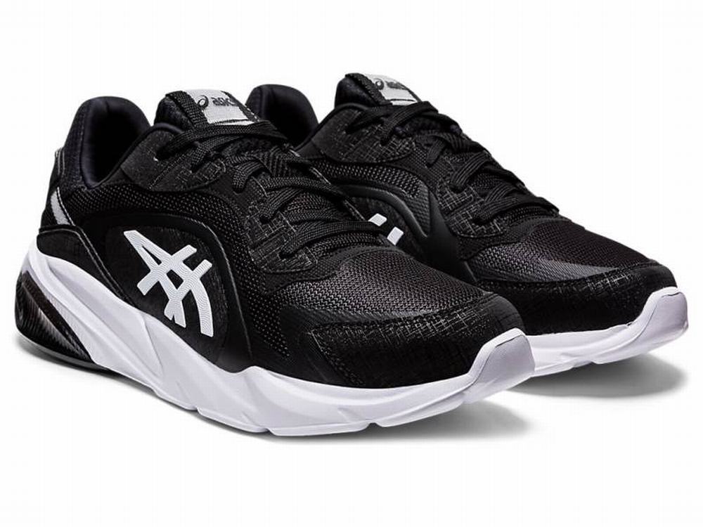 Baskets Asics GEL-MIQRUM Homme Noir Blanche | ZFY-526397