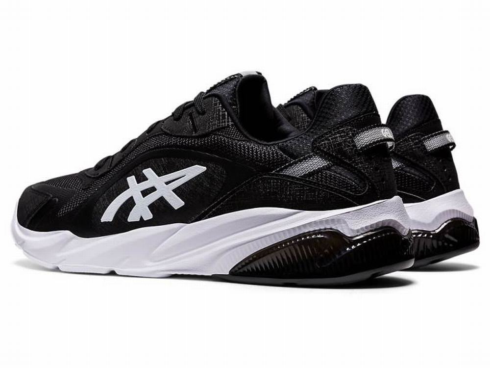 Baskets Asics GEL-MIQRUM Homme Noir Blanche | ZFY-526397