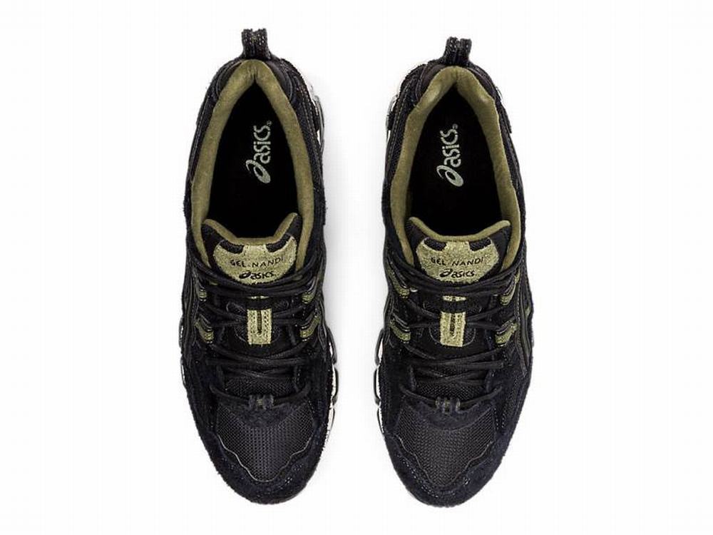 Baskets Asics GEL-NANDI 360 Homme Noir Vert | OSV-526148