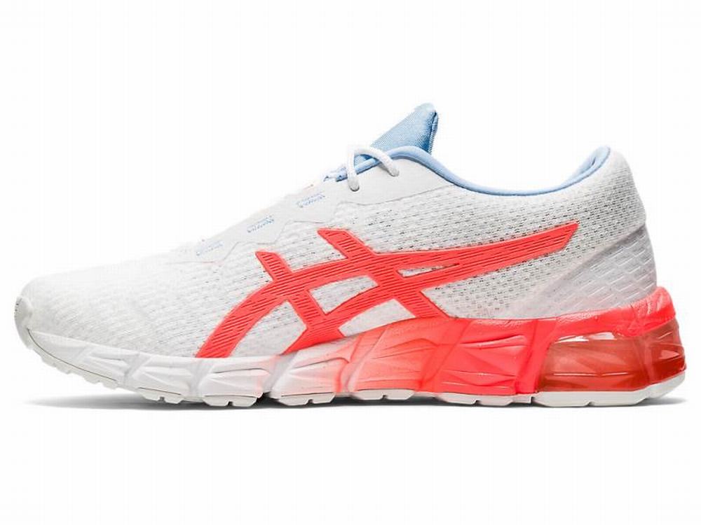 Baskets Asics GEL-QUANTUM 180 5 Femme Blanche Orange Rouge | RTZ-075648