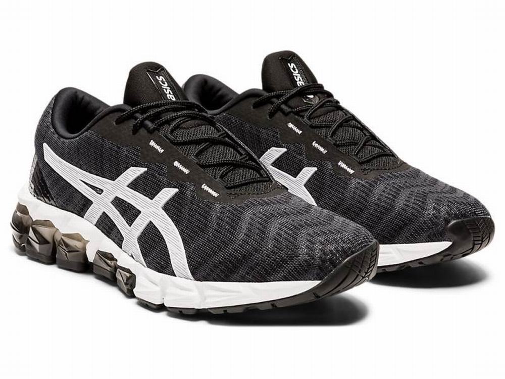 Baskets Asics GEL-QUANTUM 180 5 Femme Noir Blanche | OSV-365109