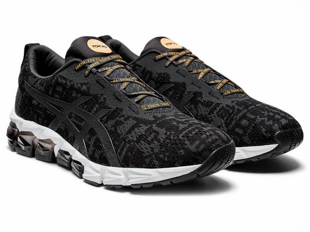 Baskets Asics GEL-QUANTUM 180 5 Homme Grise Foncé Noir | GKP-912605