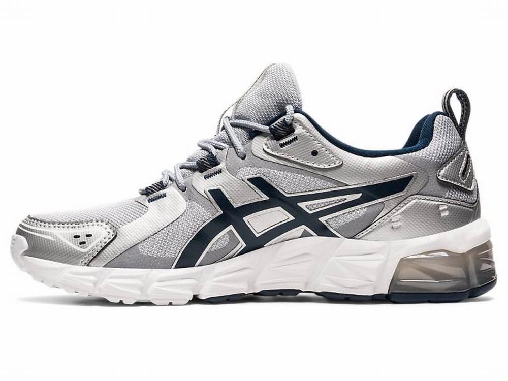 Baskets Asics GEL-QUANTUM 180 Femme Grise Argent | NHR-904178