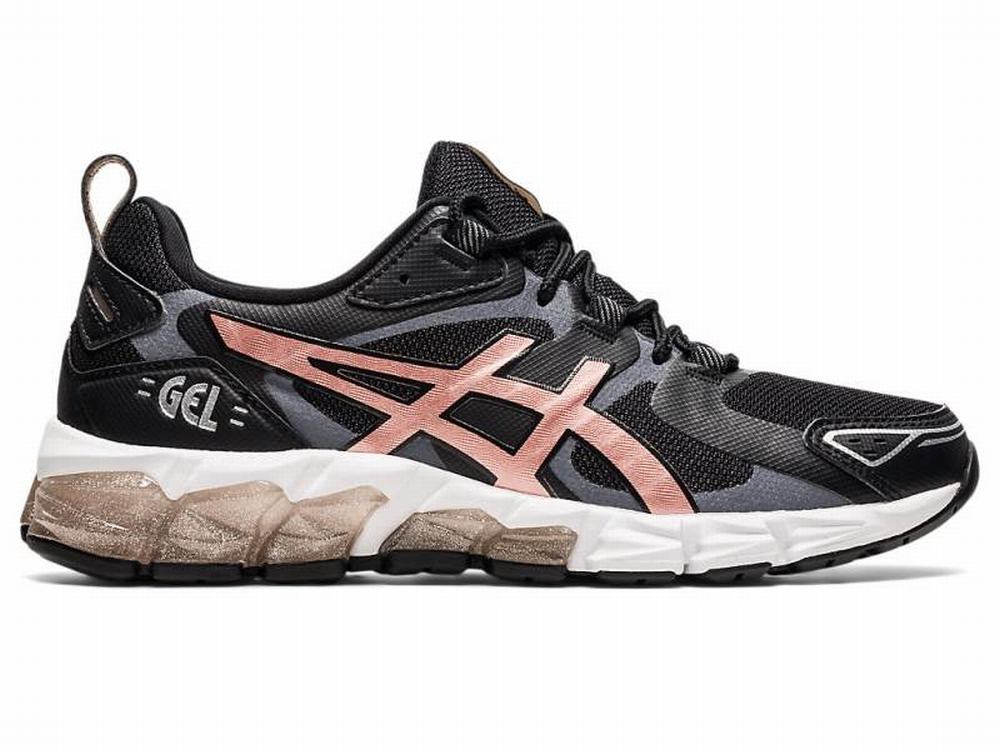 Baskets Asics GEL-QUANTUM 180 Femme Noir Rose Doré | ISA-057926