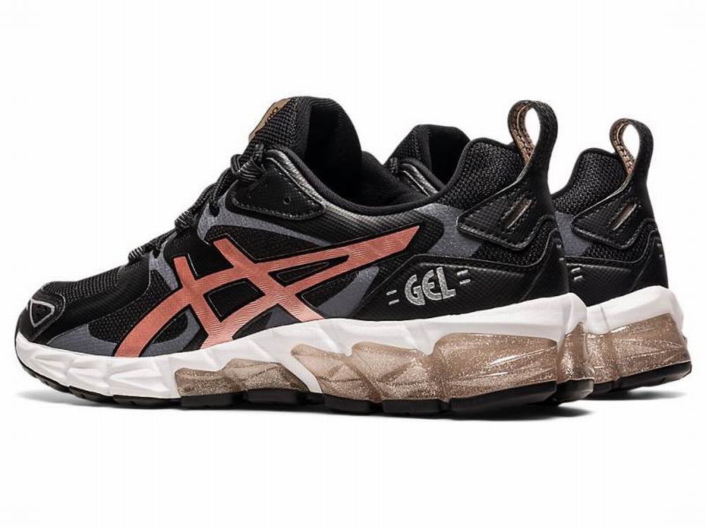 Baskets Asics GEL-QUANTUM 180 Femme Noir Rose Doré | ISA-057926