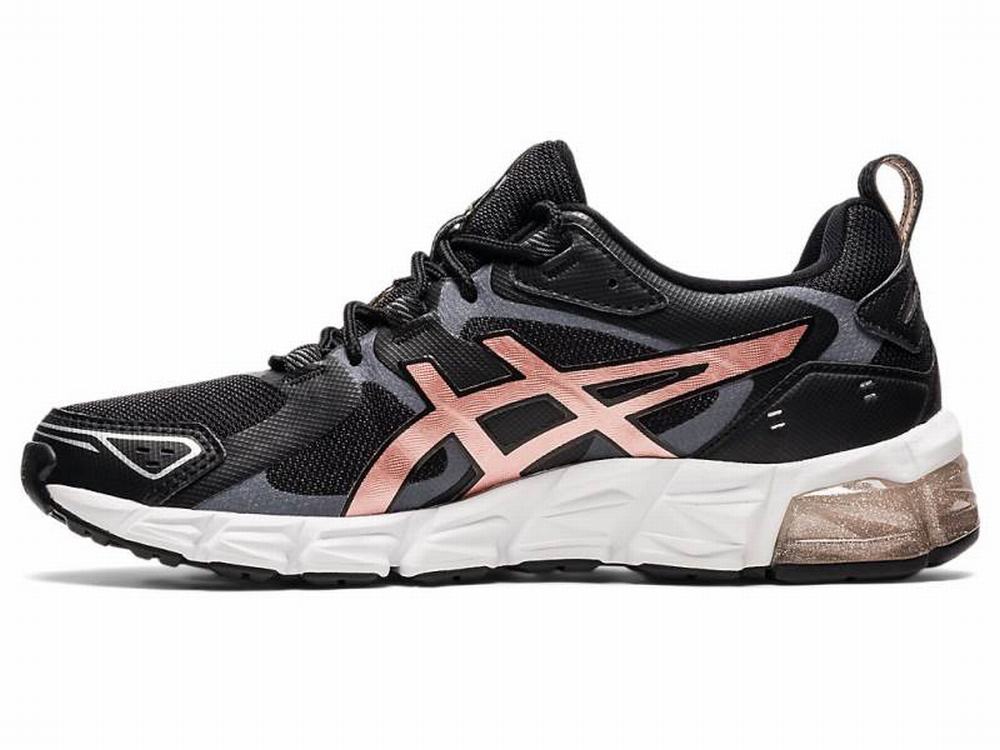 Baskets Asics GEL-QUANTUM 180 Femme Noir Rose Doré | ISA-057926