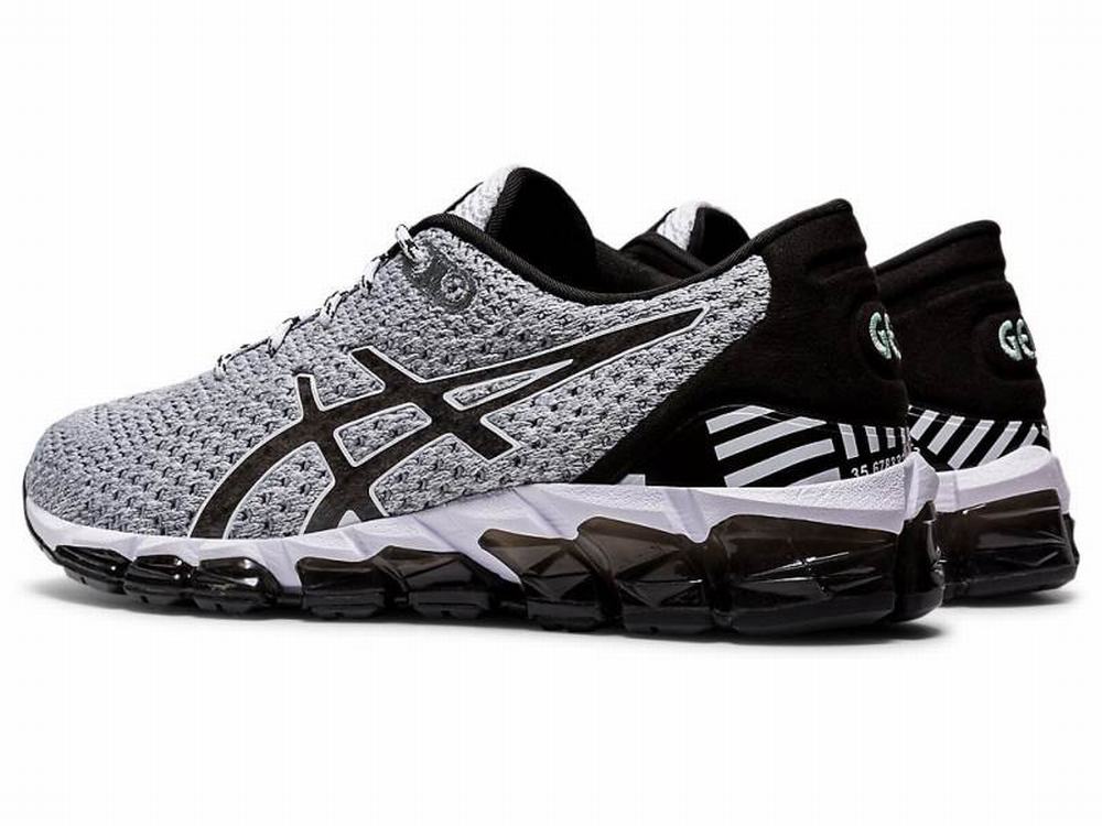 Baskets Asics GEL-QUANTUM 360 5 KNIT Femme Noir Blanche | UYN-736980