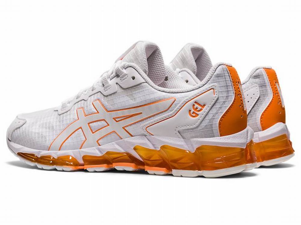 Baskets Asics GEL-QUANTUM 360 6 Femme Blanche Orange | EDR-148956