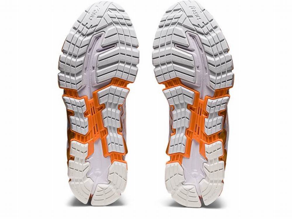 Baskets Asics GEL-QUANTUM 360 6 Femme Blanche Orange | EDR-148956