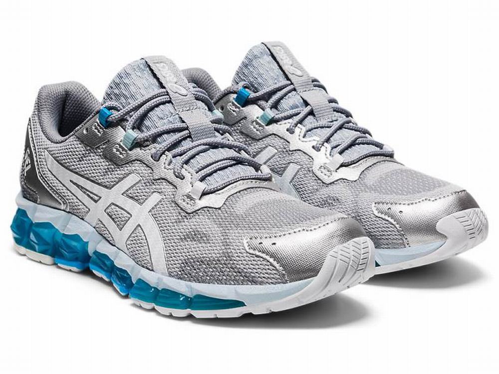 Baskets Asics GEL-QUANTUM 360 6 Femme Grise Bleu | ROX-309546