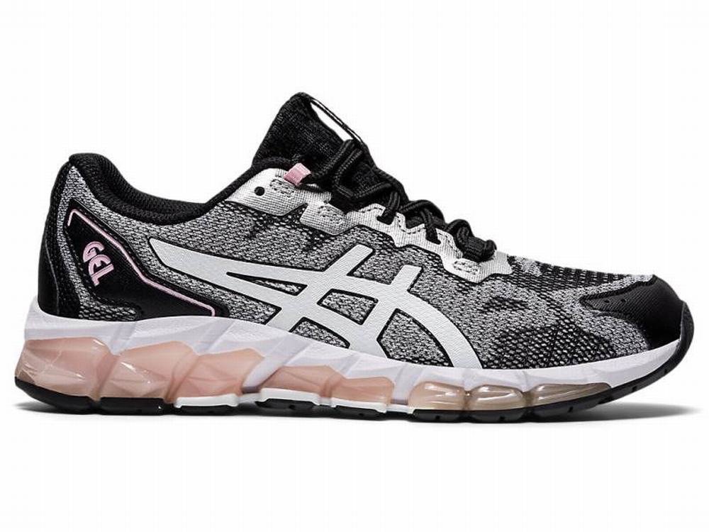 Baskets Asics GEL-QUANTUM 360 6 Femme Noir Blanche | NOE-053864