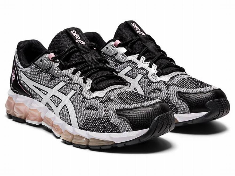 Baskets Asics GEL-QUANTUM 360 6 Femme Noir Blanche | NOE-053864